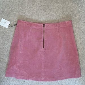 Forever 21 Dusty Pink Corduroy Skirt